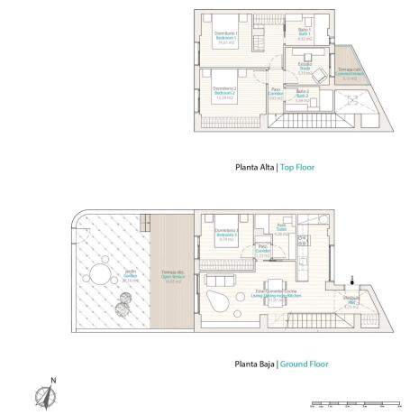 Chalet adosado en calle Edeta, 3