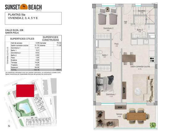 Ático en calle Venida de la Virgen