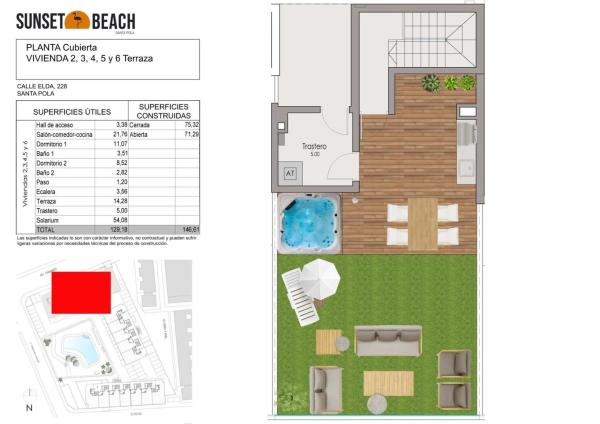 Ático en calle Venida de la Virgen