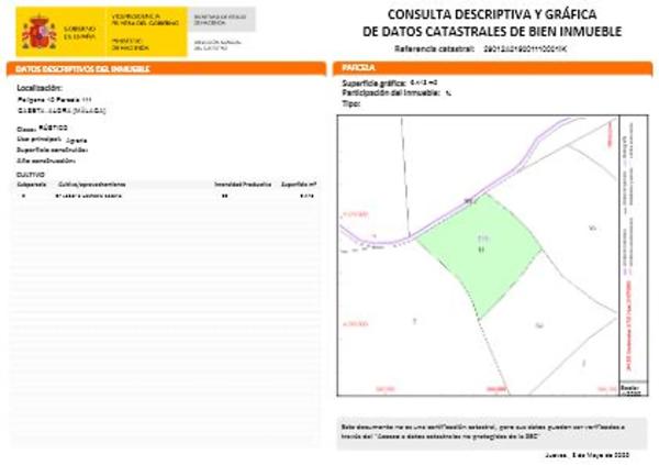 Terreno en Poligono 19 Parcela 111 s/n