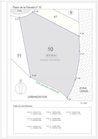 Terreno en calle María de las Mercedes, 10