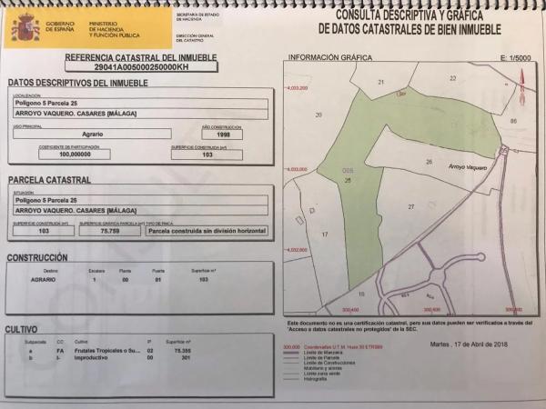 Terreno en Lugar Parrado, 5