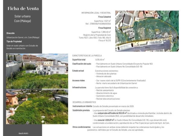 Terreno en calle Rocio, 15