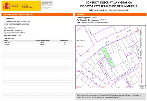 Terreno en calle Rafael Quintana Rosado, 39