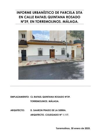 Terreno en calle Rafael Quintana Rosado, 39