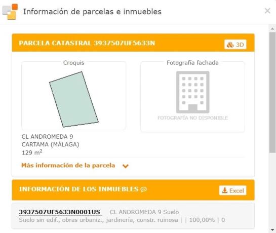 Terreno en calle Andrómeda s/n