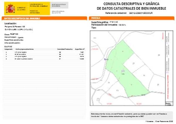 Terreno en Diseminado Poligono 26, 14