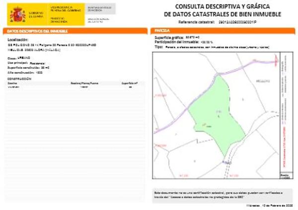Terreno en Diseminado Poligono 26, 14