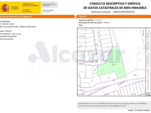 Terreno en Villanueva del Trabuco