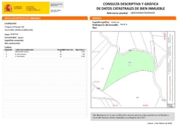 Terreno en camino de Rubite a Sedella, 5