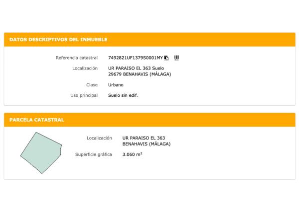 Terreno en calle Ficus