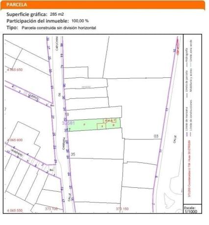 Terreno en Carrera de Capuchinos, 22 -32