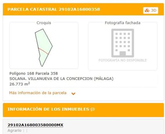 Terreno en paraje la solana s/n sn