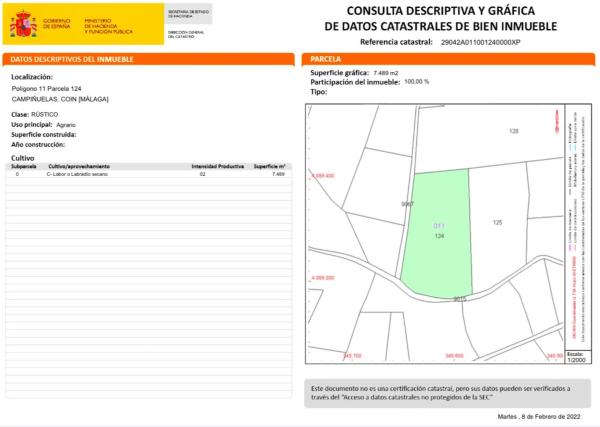 Terreno en Partida la Campiñuela