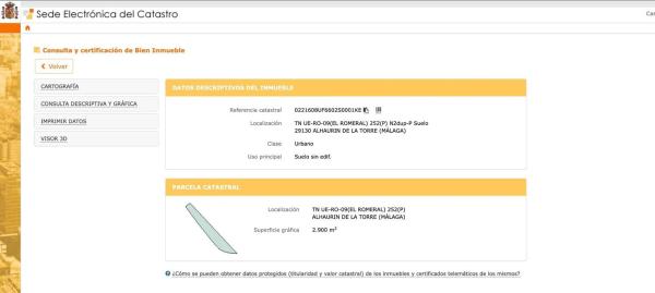 Terreno en El Romeral-Peñón de Zapata