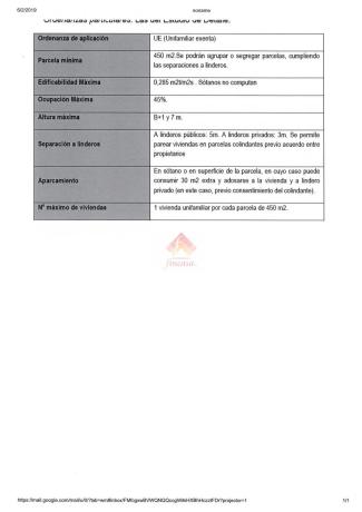 Terreno en Partidas norte