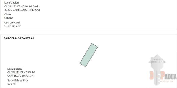 Terreno en calle Vallehermoso, 12 a