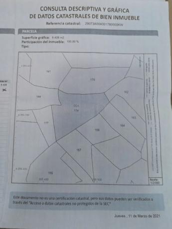 Terreno en Lugar Monda, 1
