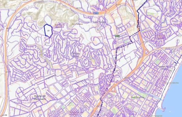 Terreno en calle Paraisos Los Urb Campomijas