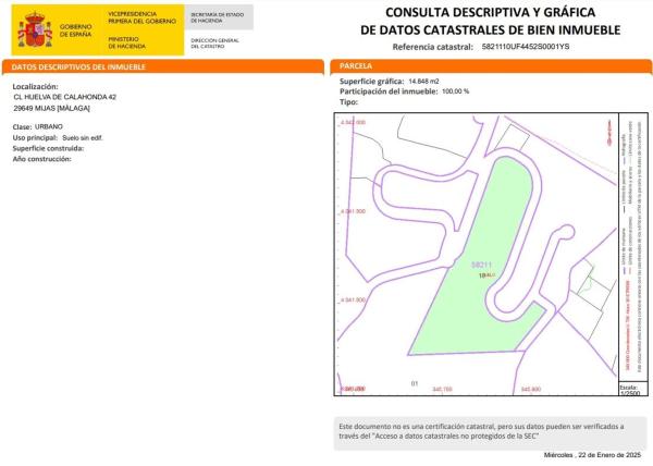 Terreno en calle Huelva de Calahonda, 42