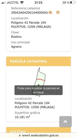 Terreno en Lugar Partido Pereila Baja, 15