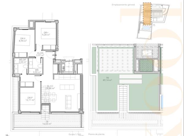 Ático en venta en calle Montemayor, 10