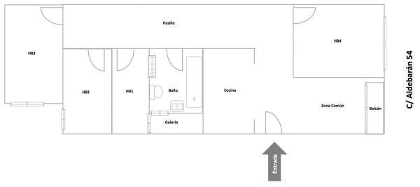 Piso en calle Aldebaran, 54