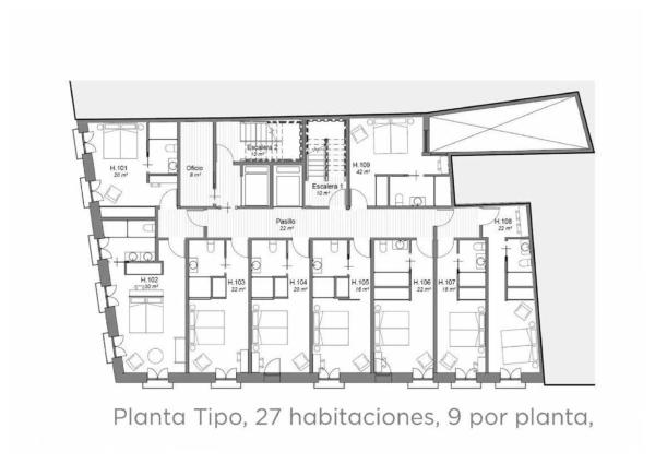 Edificio en calle de Diana