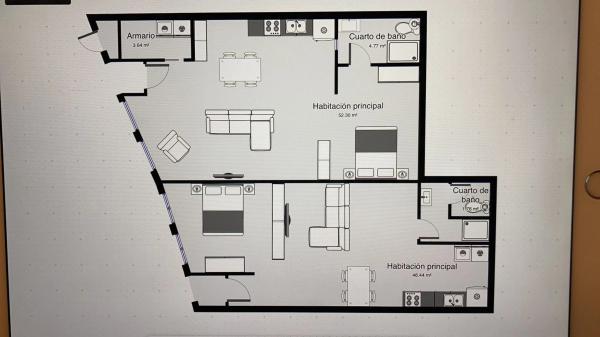 Estudio en calle Ferrocarril, 2