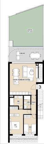 Chalet adosado en calle Celindo, 3