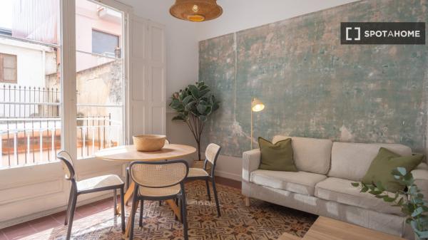 Habitación en piso de 4 habitaciones en Sant Andreu, Barcelona.