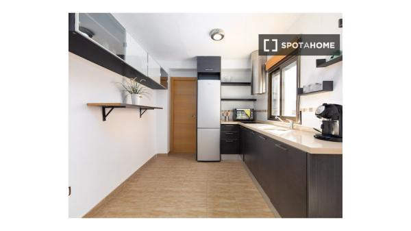 Pokój we wspólnym mieszkaniu, Cabanyal-Canyamelar, Walencja.