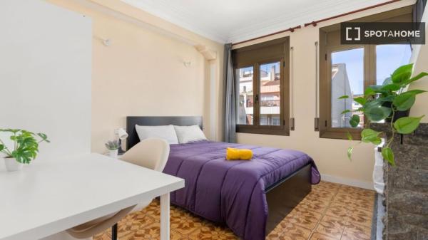 Habitación en piso compartido en barcelona.