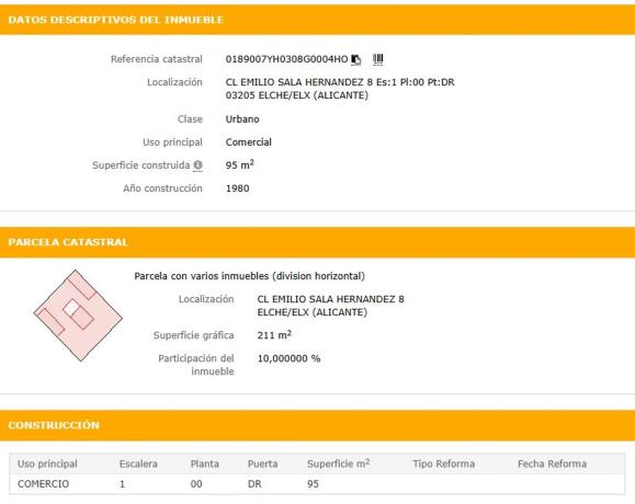 Local en calle Emilio Sala Hernandez, 8