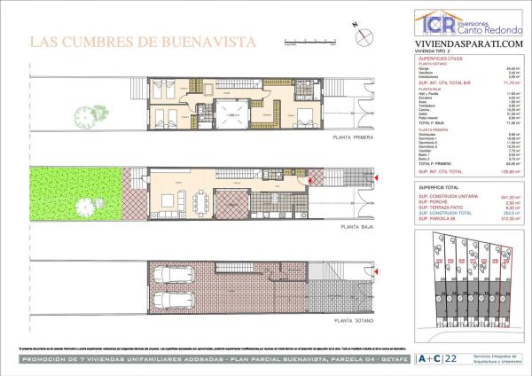 Chalet adosado en venta en Indalecio Prieto, 56
