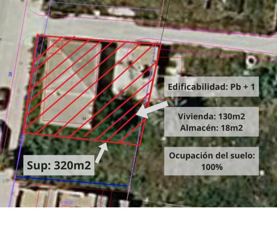 Casa independiente en avenida de Almoradí, 39 a