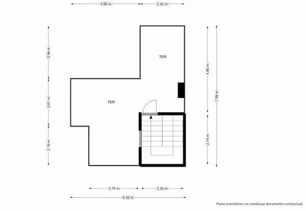 Chalet adosado en calle Clavo