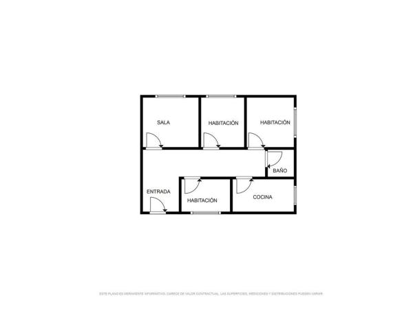 Piso en calle Comparsas