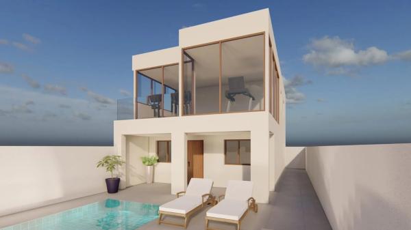 Chalet pareado en calle Claveles Balcón Costa, 27