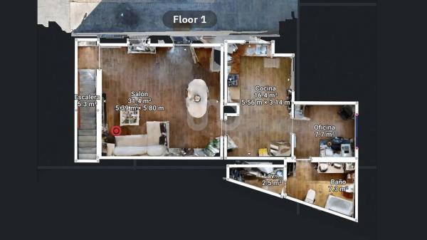 Chalet en Santa Ana, 1200