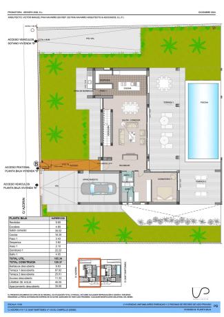 Chalet pareado en calle Sant Bartomeu