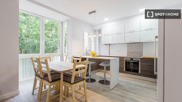 Habitación en piso compartido en madrid.