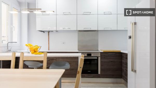 Habitación en piso compartido en madrid.