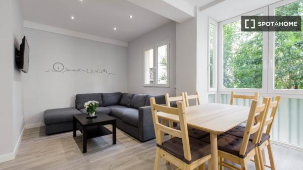 Habitación en piso compartido en madrid.