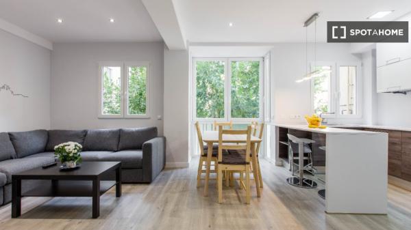 Habitación en piso compartido en madrid.