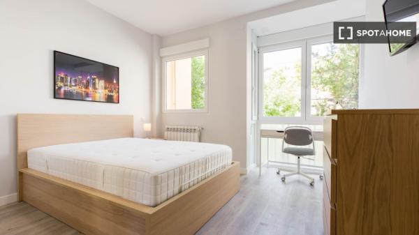 Habitación en piso compartido en madrid.