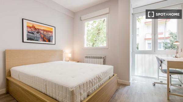 Habitación en piso compartido en madrid.