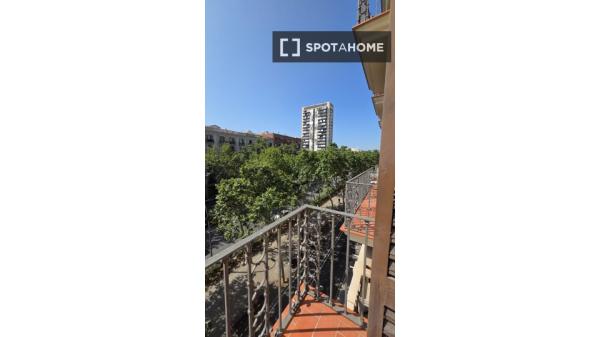 Habitación en piso compartido en barcelona.