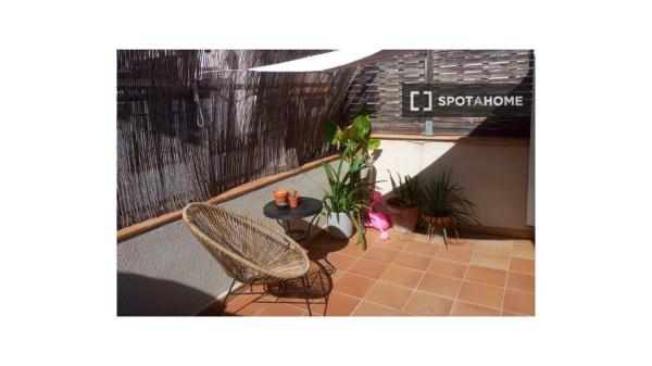 Habitación en piso compartido en barcelona.
