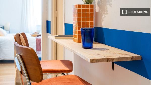 Habitación en piso compartido en barcelona.